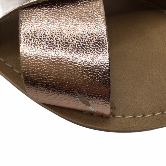 Coconuts Pebble Slides Sandals Rose Gold Size 8 - Picture 6 of 7